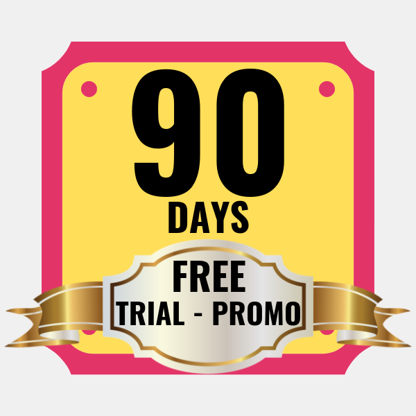 90 DAYS FREE TRIAL - PROMO